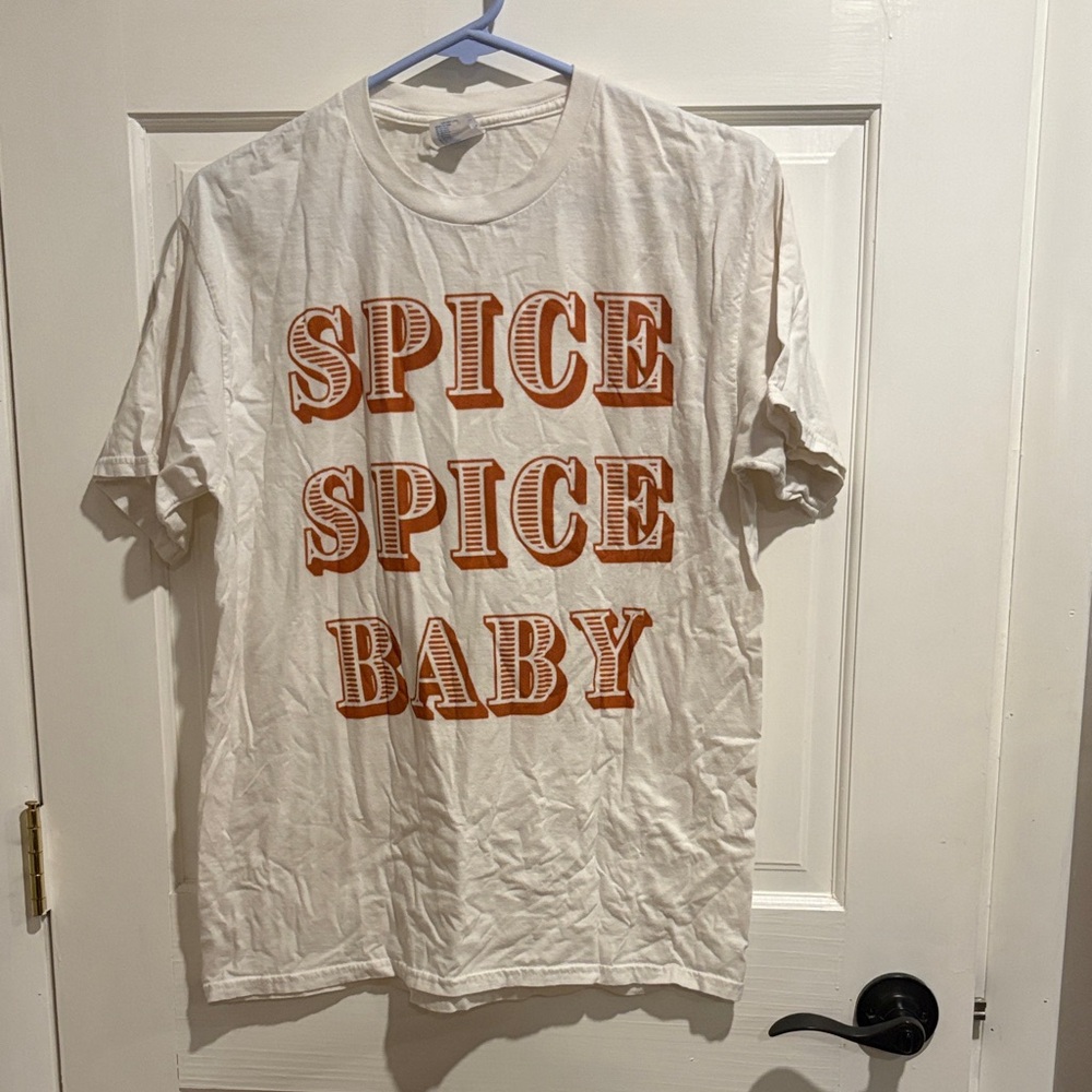 Spice Spice Baby Pregnancy Announcement T-Shirt - White